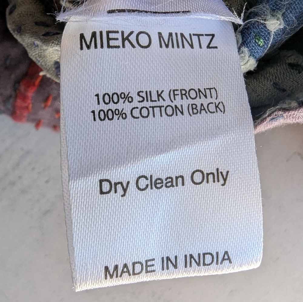 Mieko Mintz lightweight reversible Multicolor Pat… - image 15